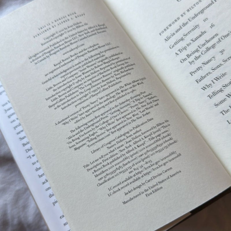 Let Me Tell You What I Mean