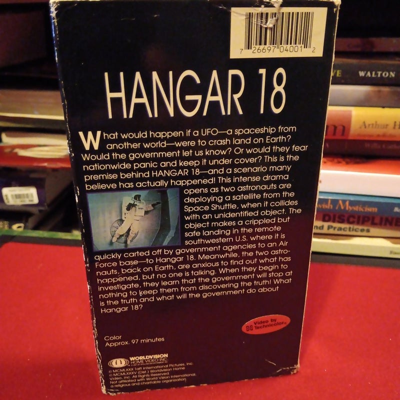 Hangar 18 vintage VHS with Darren McGavin