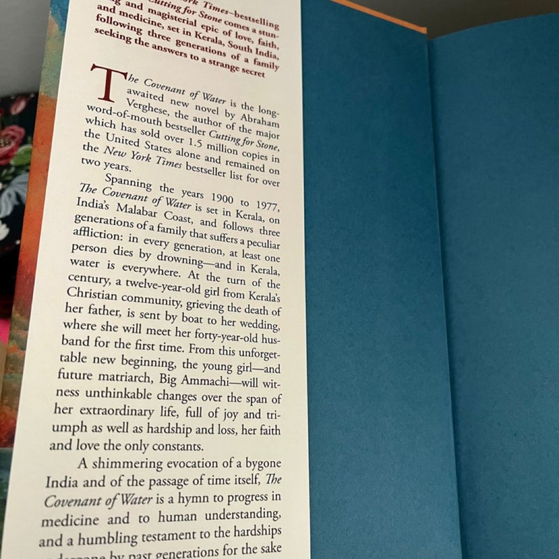 The Covenant of Water Hardcover w/DJ
