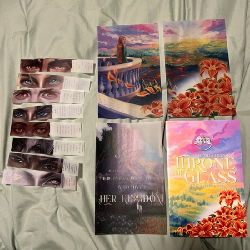 Throne of Glass Acrylipics Bookmarks & Page Overlays 