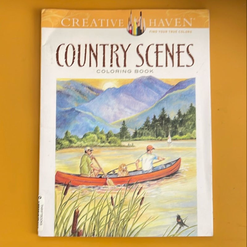 Creative Haven Country Scenes Coloring Book