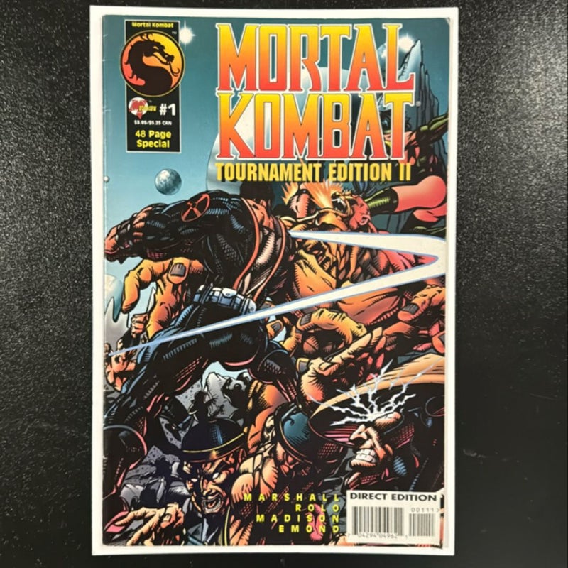 Mortal Kombat # 1 Tournament Edition II 1995 Malibu Comics