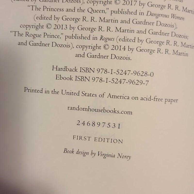 Fire and Blood by George R. R. Martin, Hardcover | Pangobooks