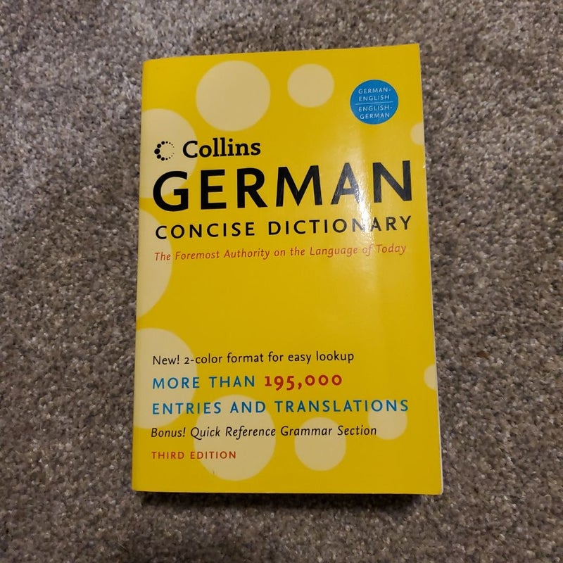 Collins German Concise Dictionary