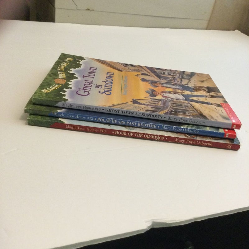 Magic Tree House  Books #10, #12 16  — Lot of 3