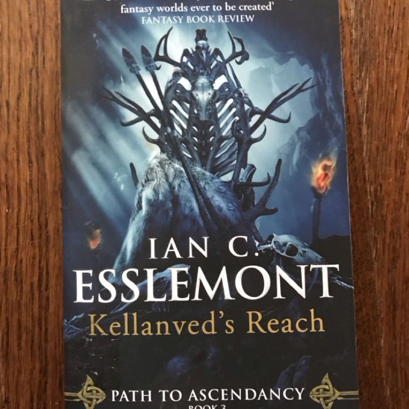 Ian C. Esslemont KELLANVED’S REACH (Path To Ascendency) UK Paperback, Epic Fantasy Sci-Fi Series