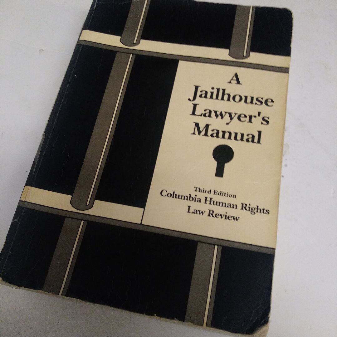 A. Jailhouse Lawyer's Manual By Andrew Cameron, Paperback | Pangobooks