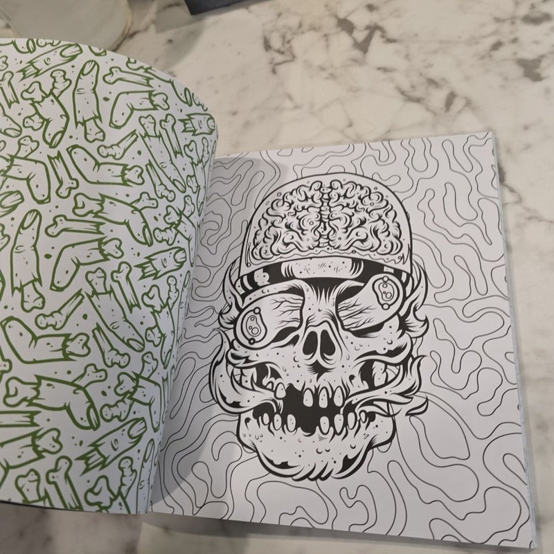 Zombies, Werewolves, Monsters & Horror Color Your Nightmares