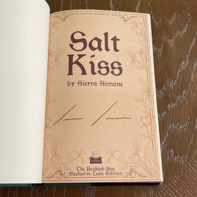 THE BOOKISH BOX Exclusive Edition Salt Kiss