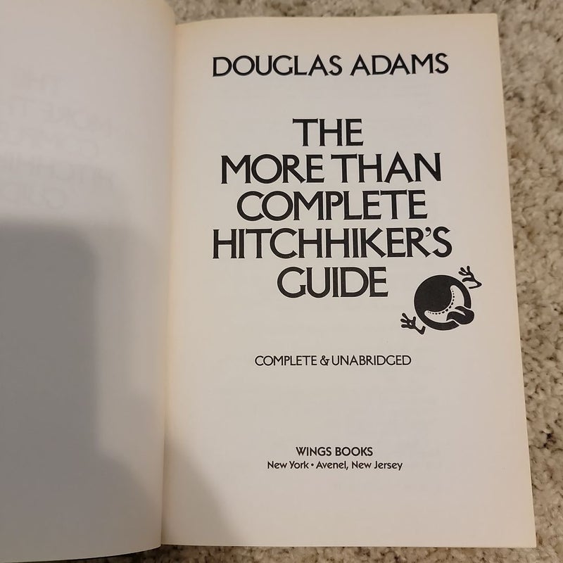 The More Than Complete Hitchhiker's Guide