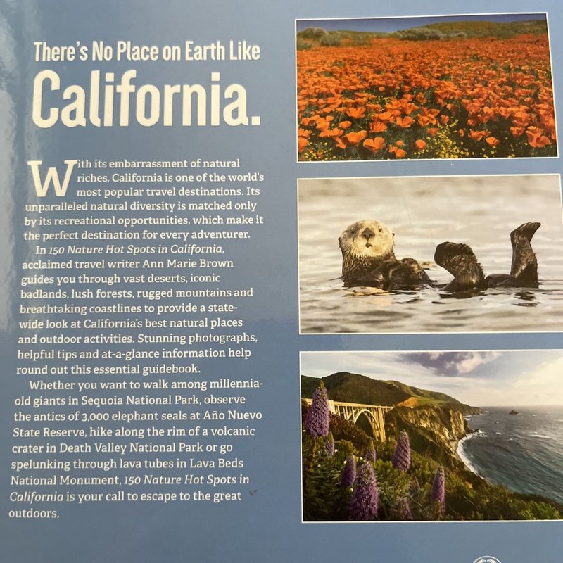 150 Nature Hot Spots in California