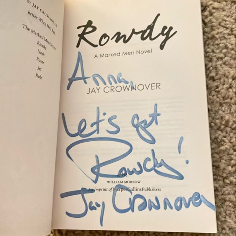 Rowdy (signed by the author)