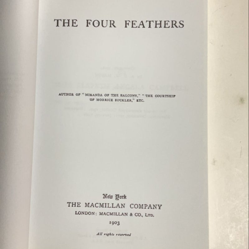 The Four Feathers (Classic Reprint)