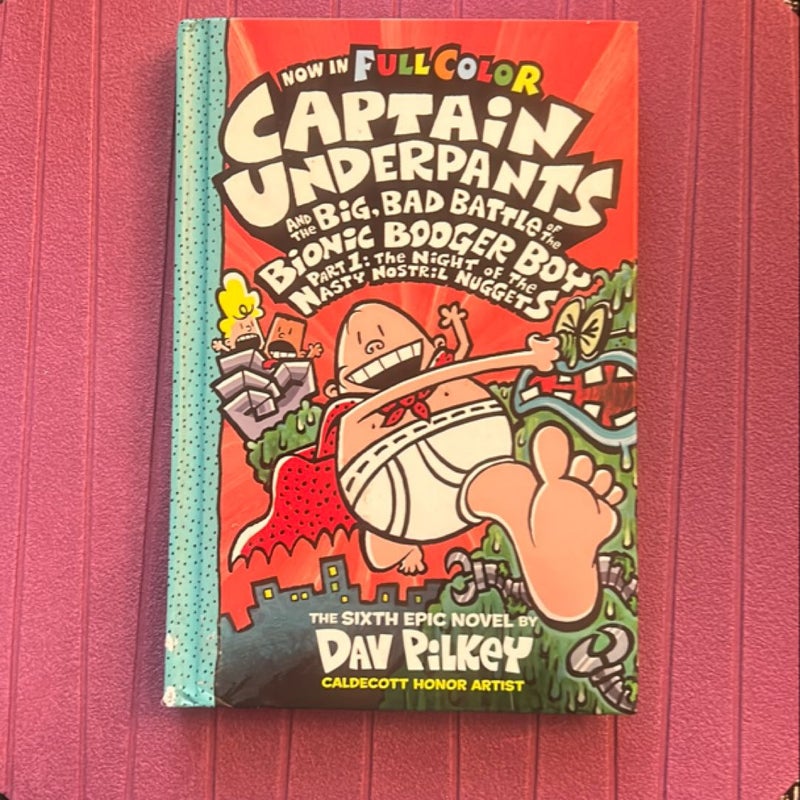 Captain Underpants and the Big, Bad Battle of the Bionic Booger Boy
