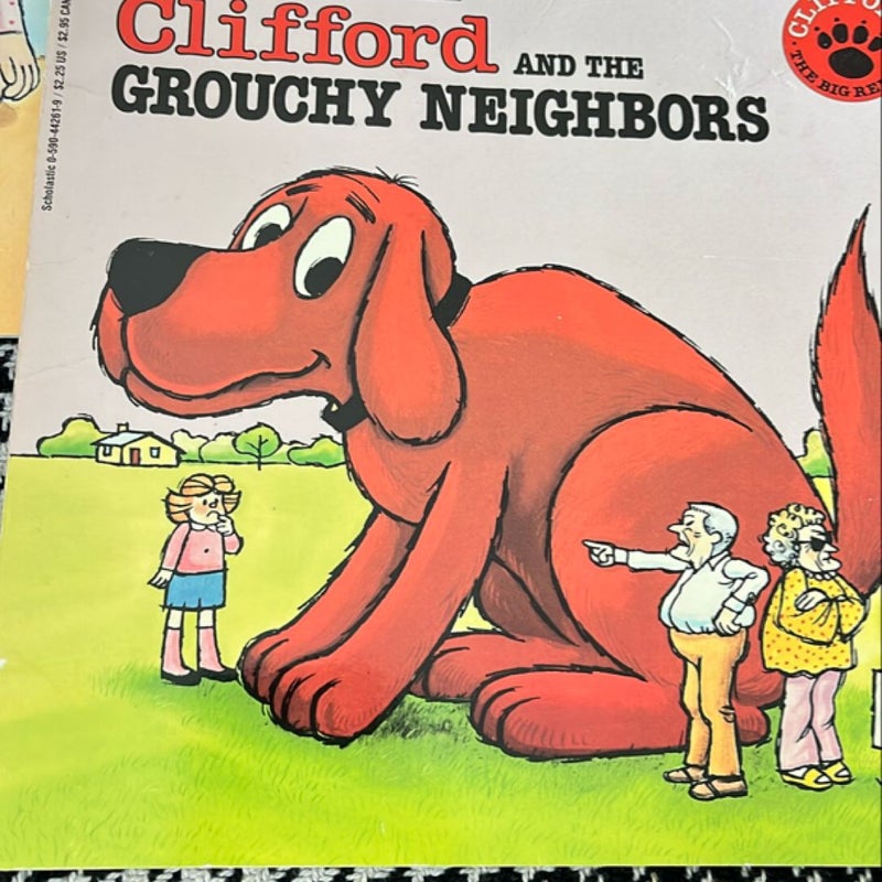 Clifford bundle: Clifford and the Grouchy Neighbors; Clifford the Small Red Puppy; Clifford Grows Up; Clifford Gets a Job