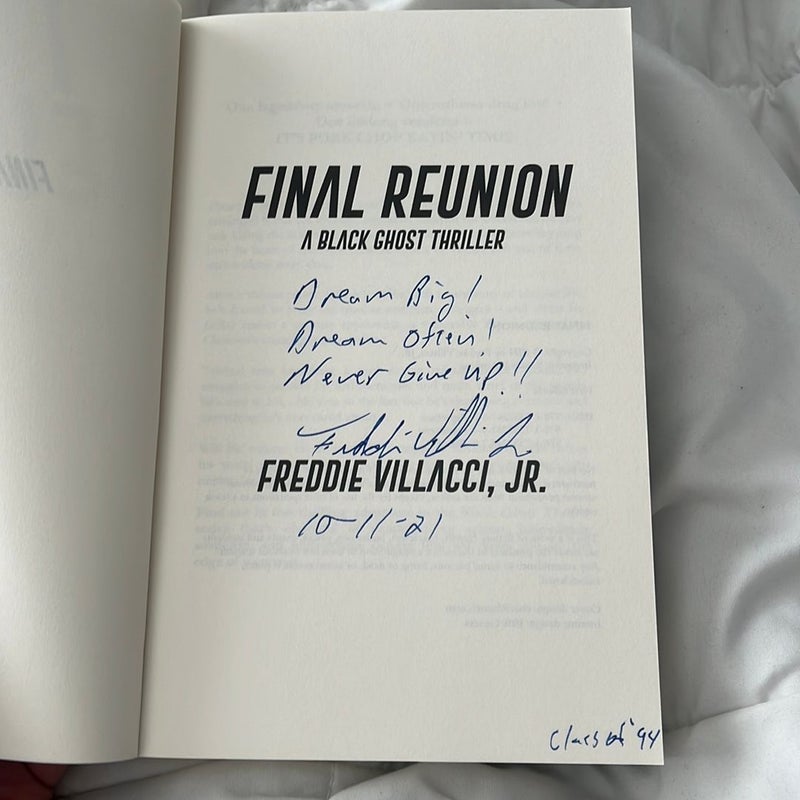 Final Reunion: a Black Ghost Thriller