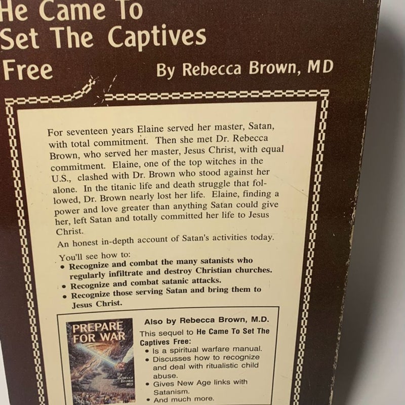 He Came to Set the Captives Free