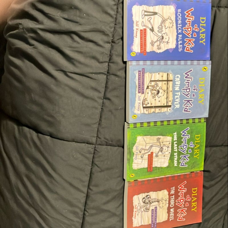 Diary of a Wimpy kid 4 books