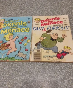 Dennis The Menace 2 book bundle