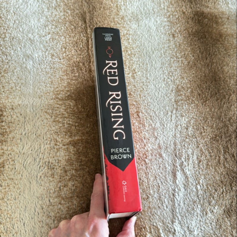 Red Rising *Large Print Edition* *RARE*