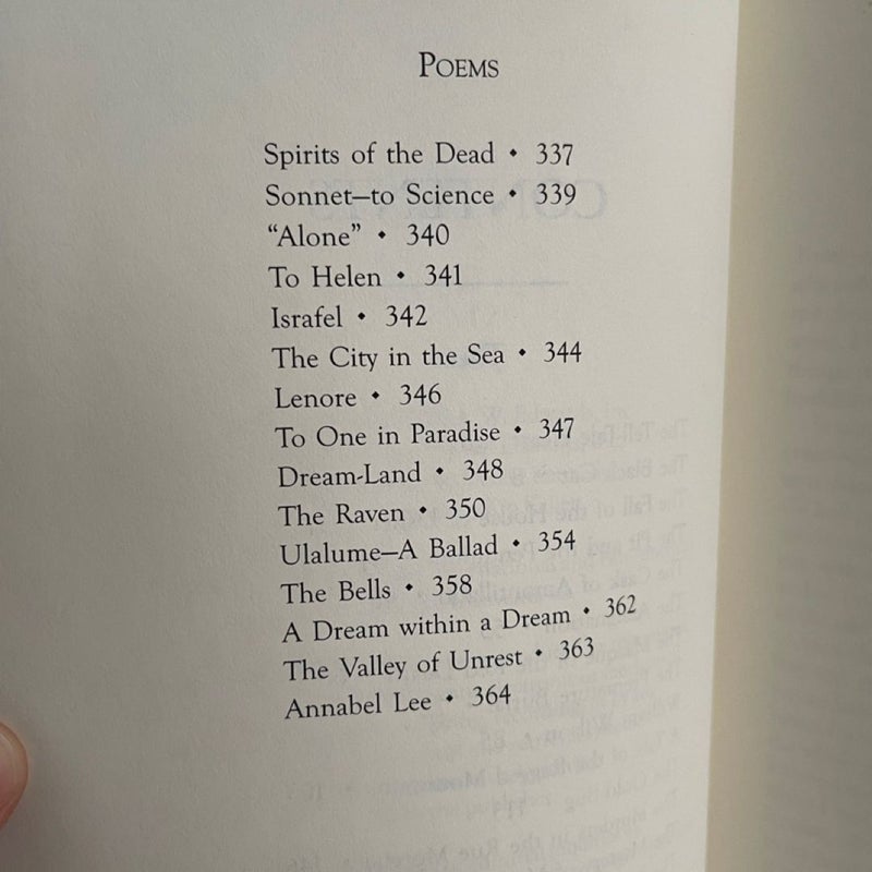 Edgar Allan Poe Major Tales and Poems