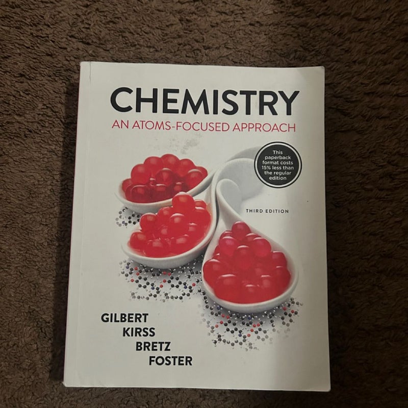 Chemistry: an Atoms Focussed Approach, 3e + Reg Card