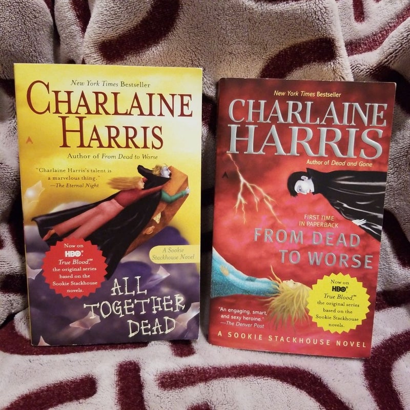 Dead until Dark, Sookie Stackhouse/True Blood, bundle set novels books 1-8