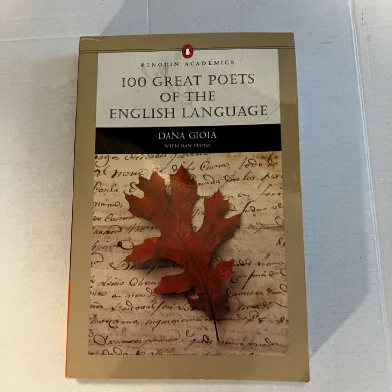 100 Great Poets of the English Language