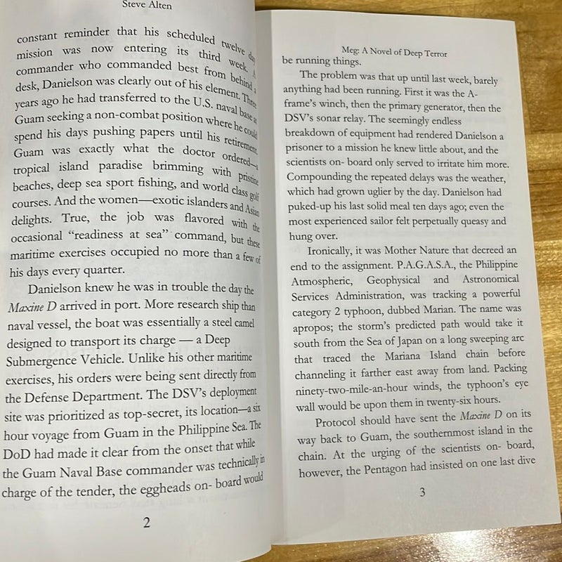 Meg w/ Shark bookmark 