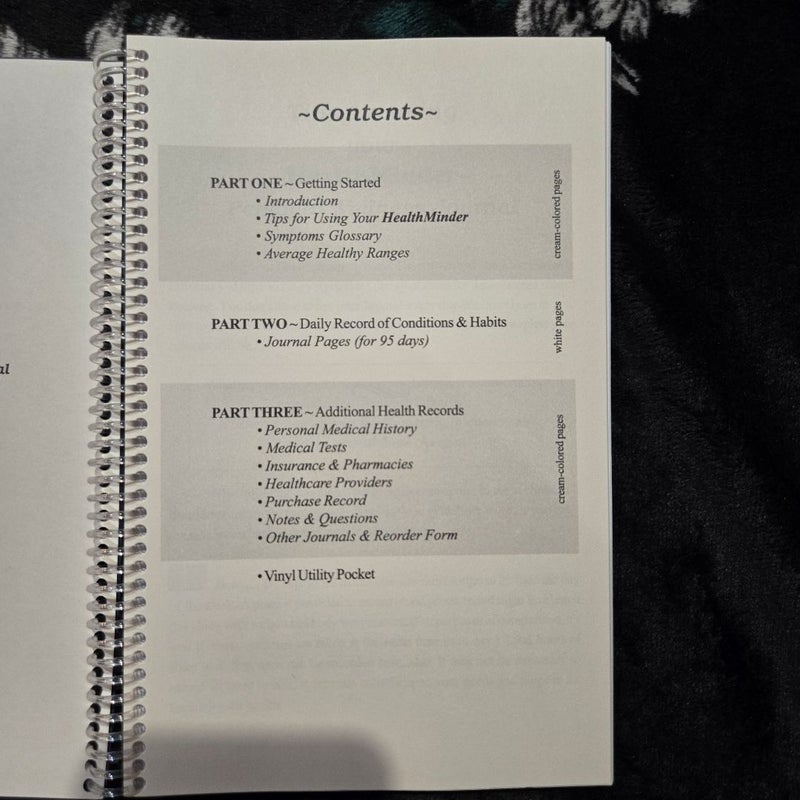 HealthMinder Personal Wellness Journal