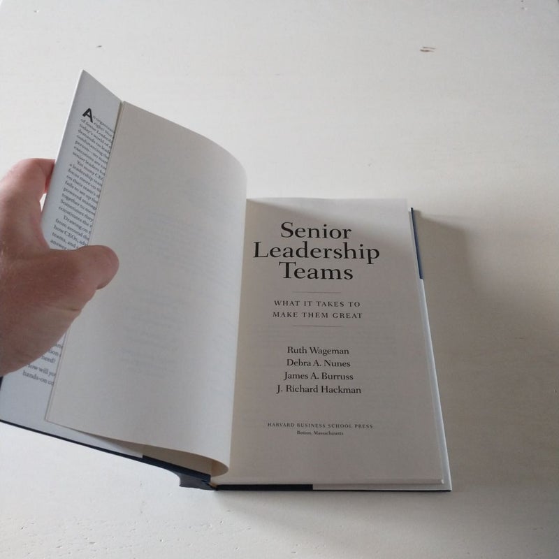 Senior Leadership Teams