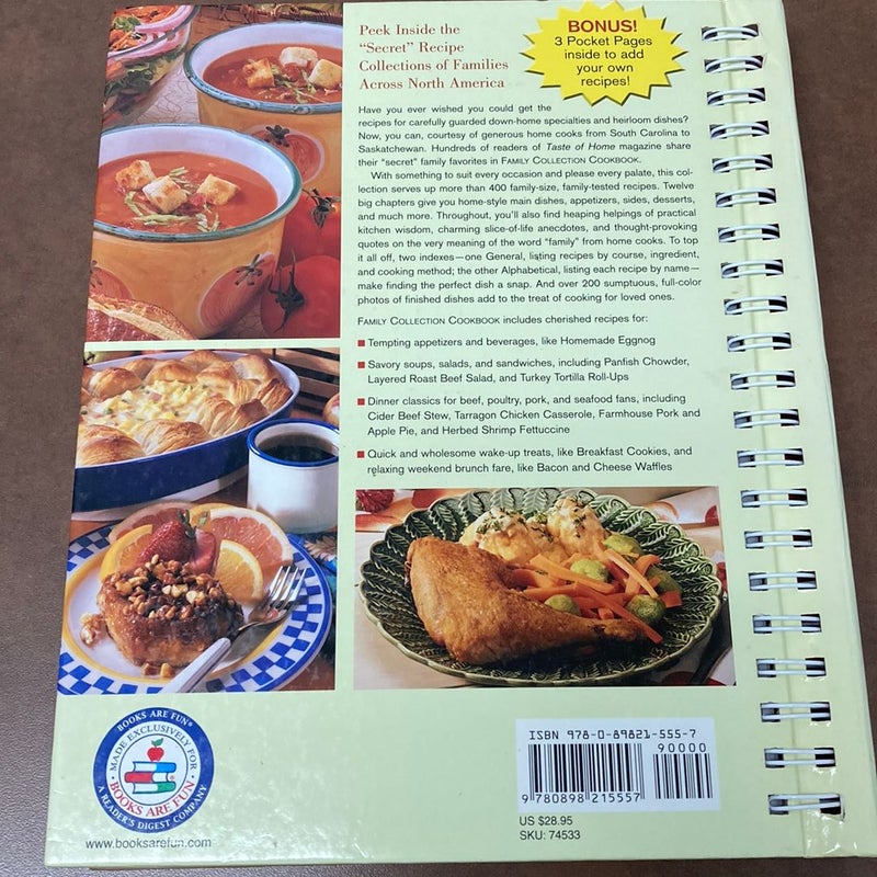 Family Collection Cookbook