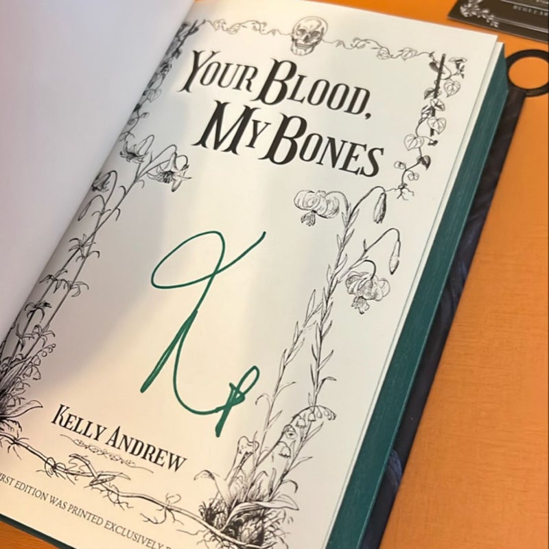 Your Blood, My Bones (signed!)