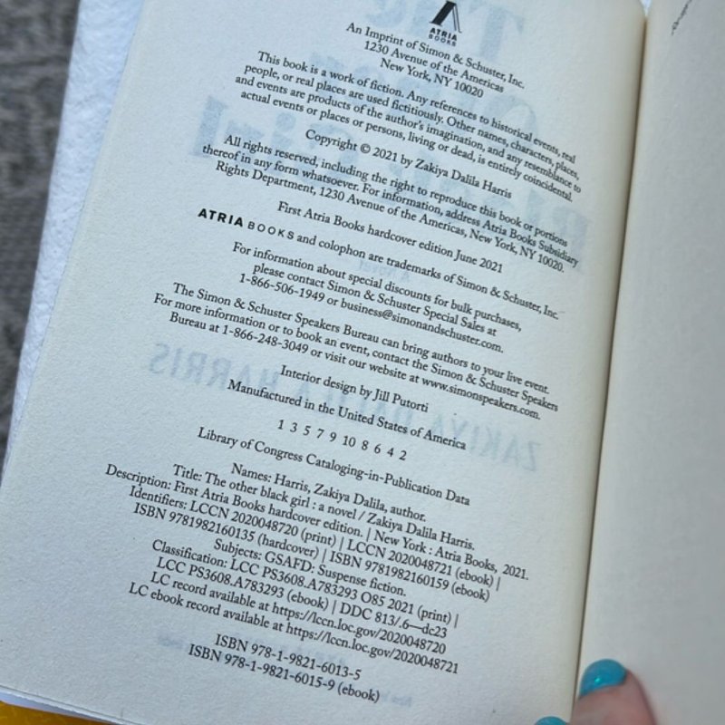 The Other Black Girl (FIRST EDITION)