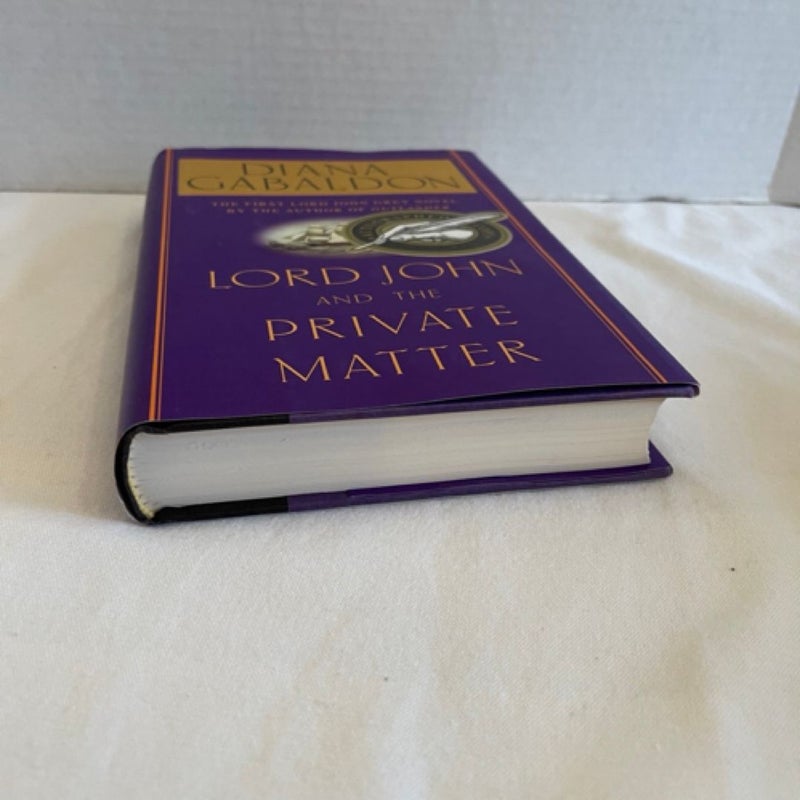 SIGNED Lord John and the Private Matter