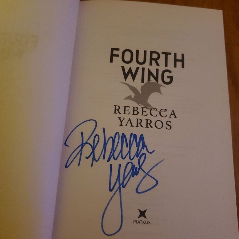 Fourth Wing Signed 