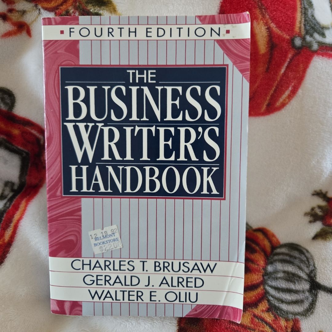 The Business Writer's Handbook