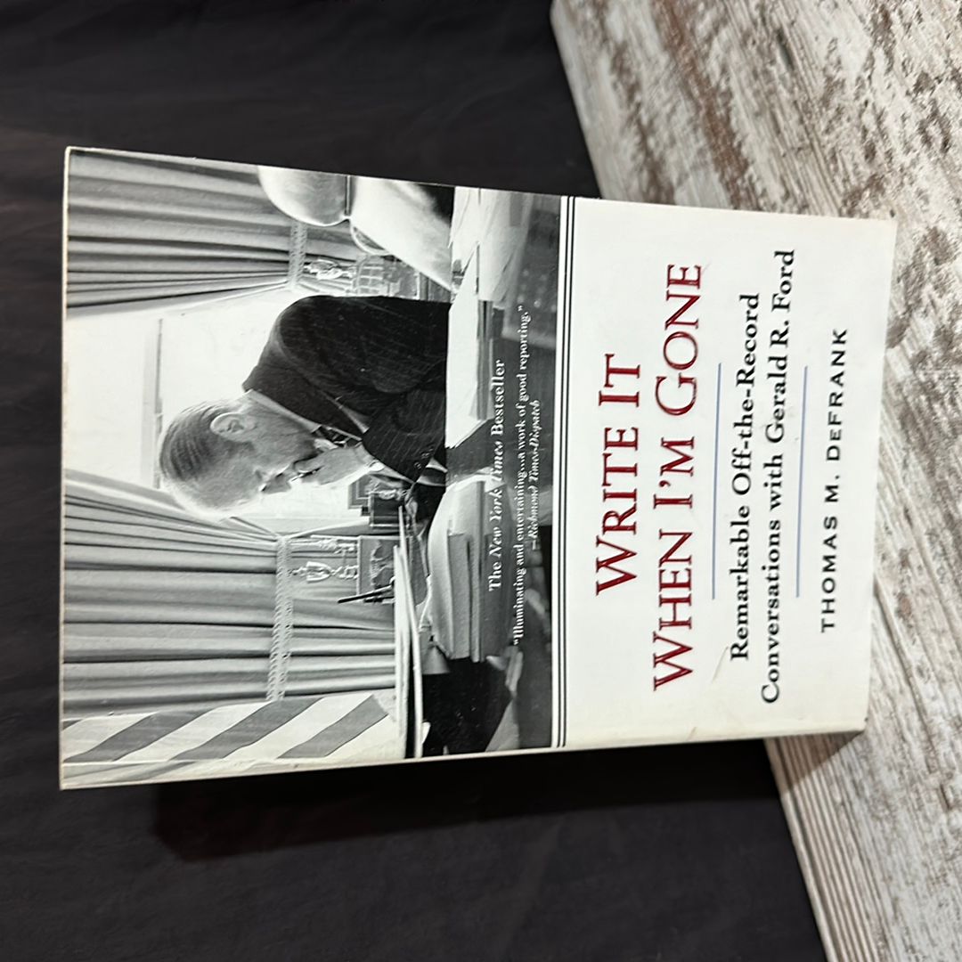 Write It When I'm Gone