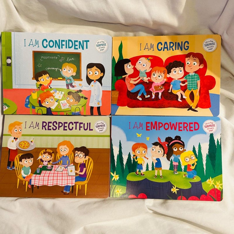 Brand New! Lot of 4 Lift-the-Flap Empowerment Books
