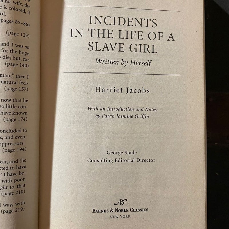 Incidents in the Life of a Slave Girl