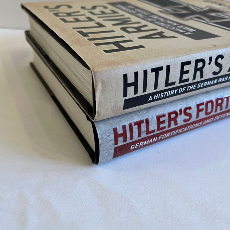 Hitler's Fortresses & Hitler’s Armies Hardcover 