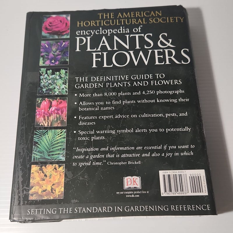 The American Horticultural Society Encyclopedia of Plants and Flowers