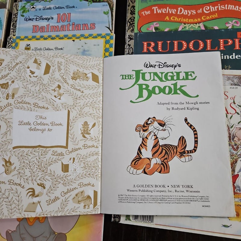 Set of 19 A Little Golden Books