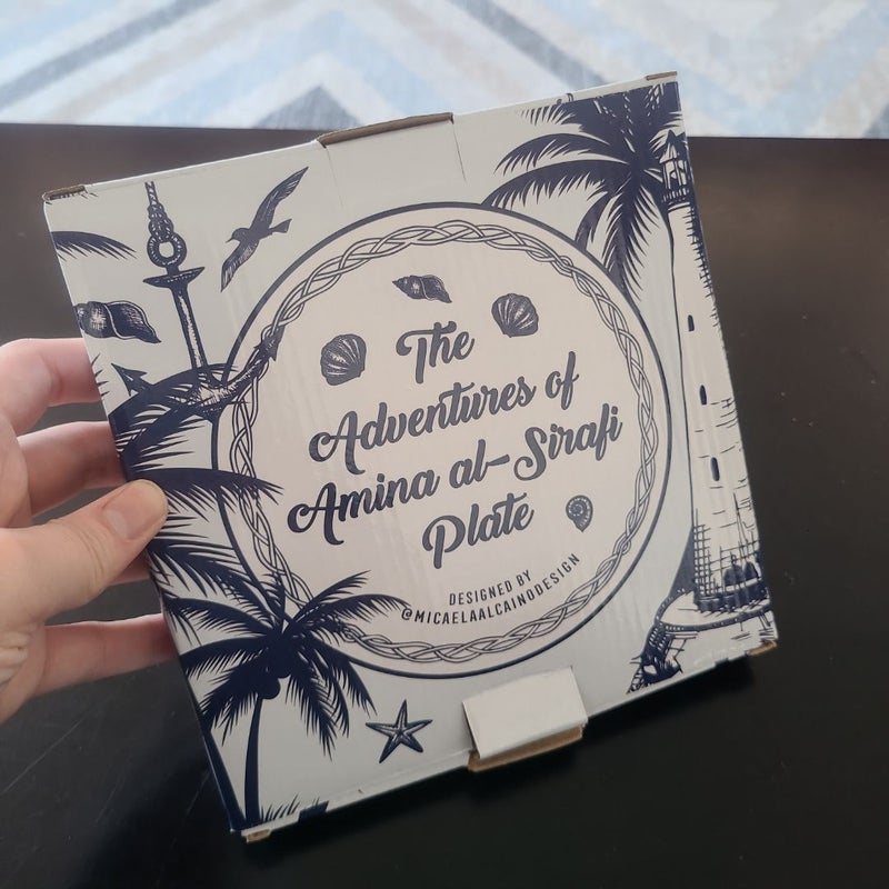 
Adventures of Amina Al-Sirafi Plate Fairyloot 