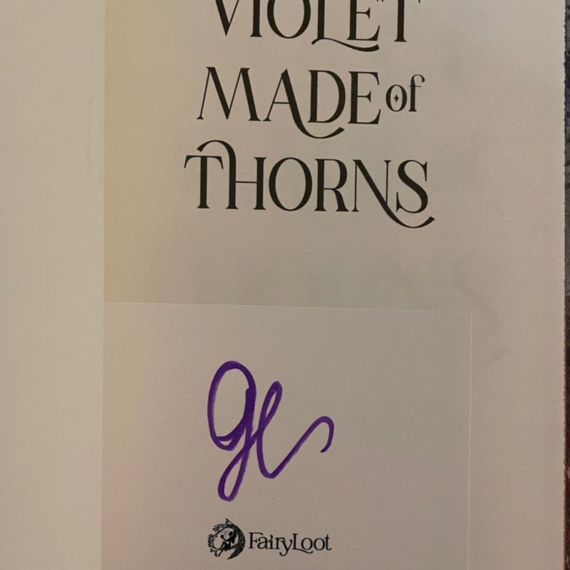 Violet Made of Thorns