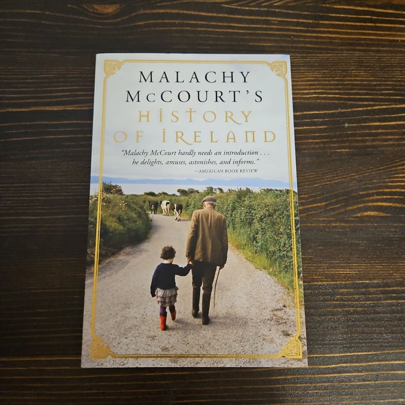 Malachy Mccourt's History of Ireland (paperback)