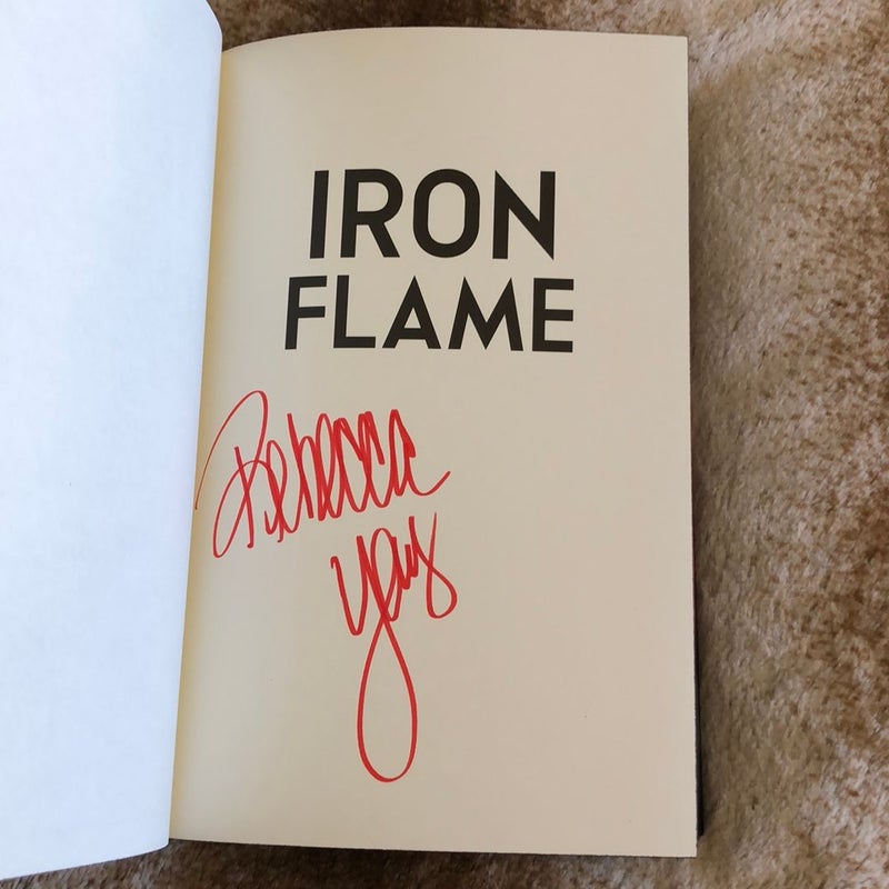Iron Flame *SIGNED* *Full Signature*
