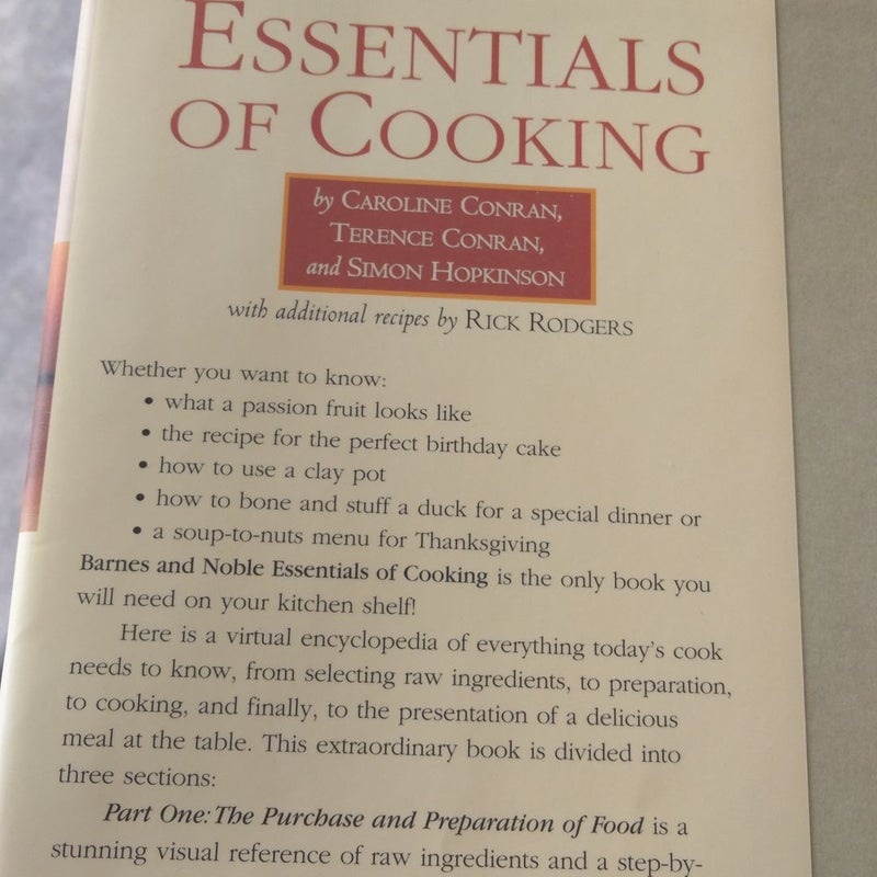 The Barnes & Noble Essentials of Cooking 