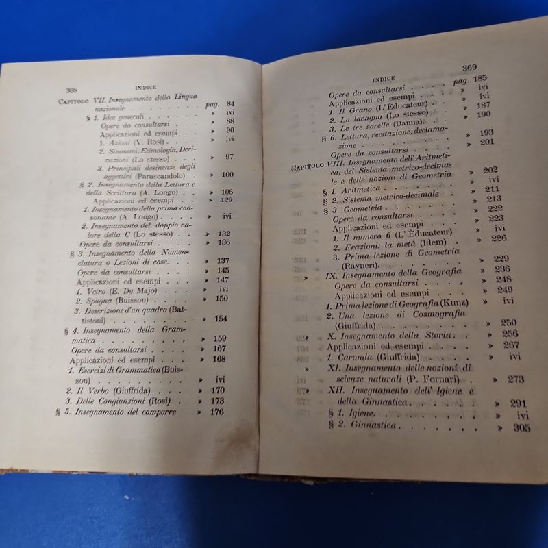 DIZIONARIO PEDAGOGICO (c1881)