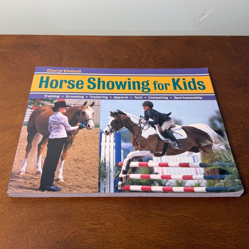 Horse Showing for Kids